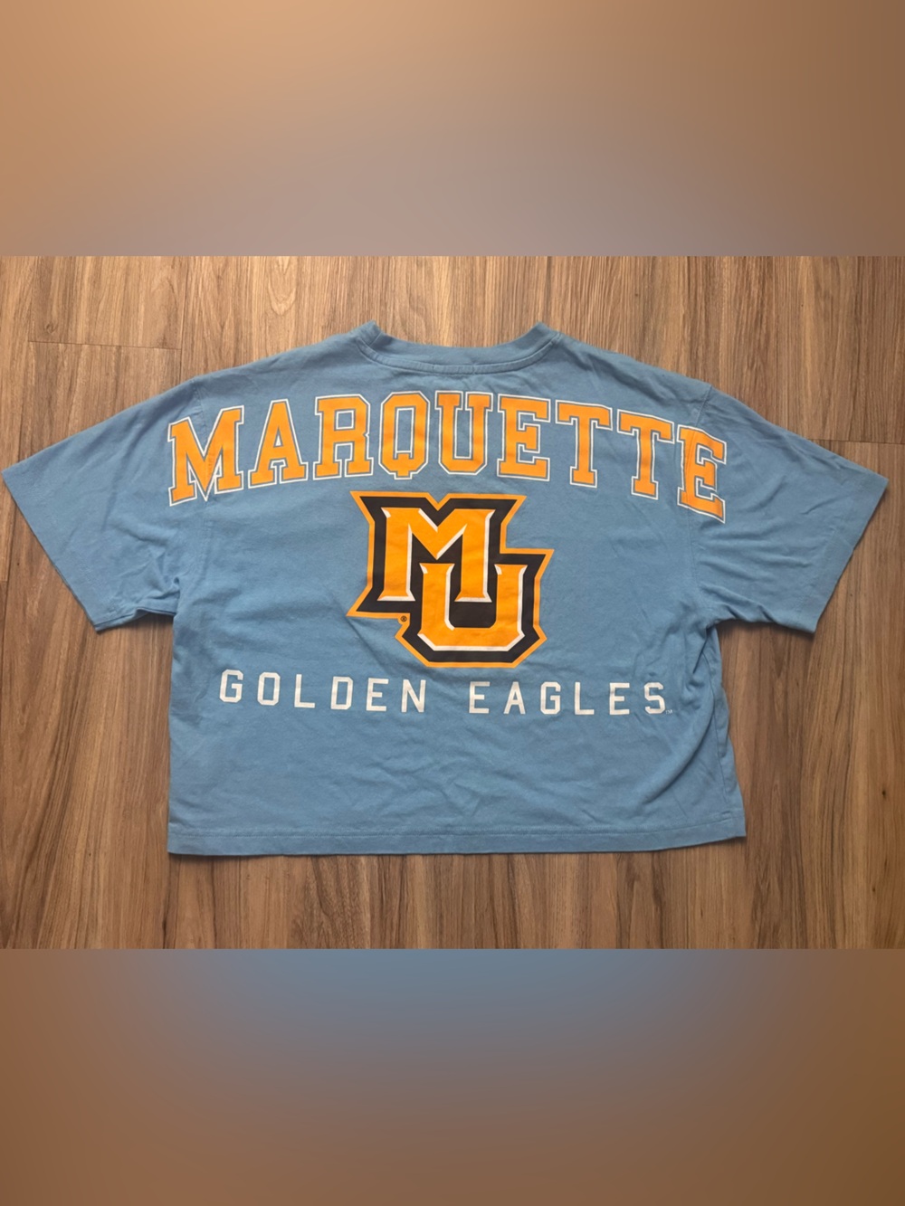 47 Marquette Light Blue Golden Eagles Graphic Tee